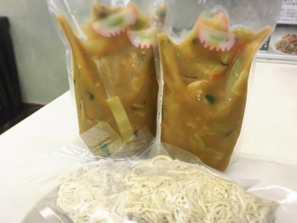 真空パックチャンポン